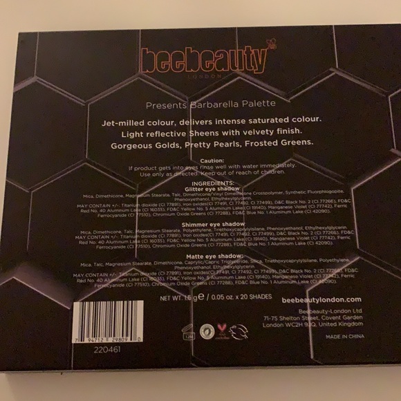 Bee beauty Barbarella Eyeshadow Palette - Picture 2 of 5